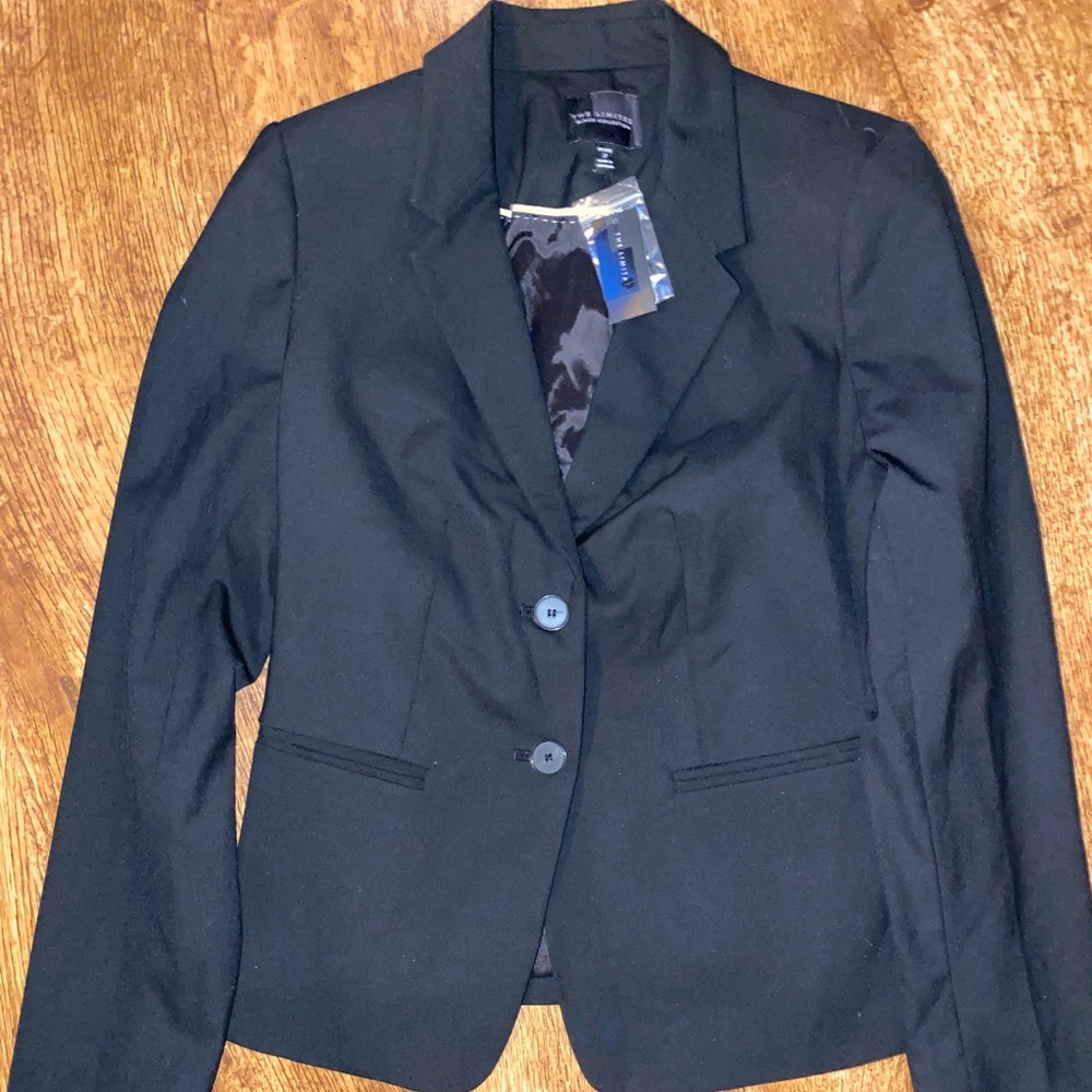 The Limited black fitted blazer sz US 2